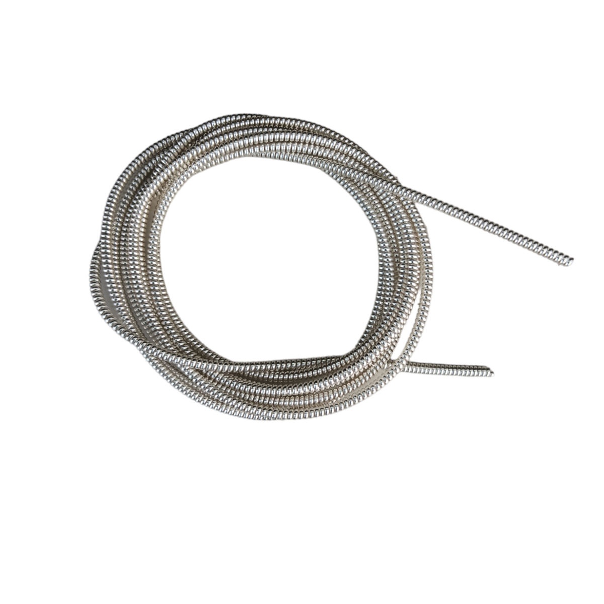 1 METRE 1.90MM DIAMETER SILVER PLATED PERL WIRE