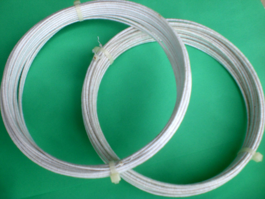 10meters 1mm HARD/FIRM cotton covered steel MILLINERY WIRE 