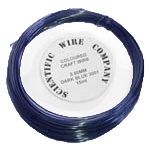 15 Metre Coil 0.5mm 3001 Dark Blue Craft Wire