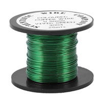 175m Reel 0.2mm 3004 Vivid Green Craft Wire