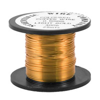25m Reel 0.5mm 3006 Light Gold Craft Wire