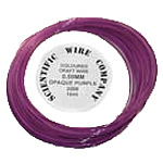 15 Metre Coil 0.5mm 3008 Opaque Purple Craft Wire