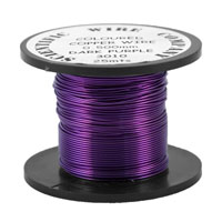 25m Reel 0.5mm 3010 Dark Purple Craft Wire