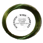 15 Metre Coil 0.5mm 3014 Leaf Green Craft Wire