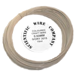 15 Metre Coil 0.5mm 3015 Ivory Craft Wire