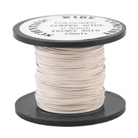 14m Reel 0.71mm 3015 Ivory Craft Wire