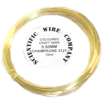 5 Metre Coil 0.9mm 3121 Supa Champagne Craft Wire