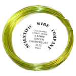 5 Metre Coil 0.9mm 3123 Supa Green Chartreuse Craft Wire