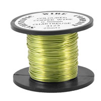 25m Reel 0.5mm 3123 Supa Green-Chartreuse Craft Wire