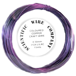 5 Metre Coil 0.9mm 3124 Supa Lilac Craft Wire