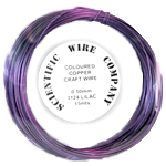 15 Metre Coil 0.5mm 3124 Supa Lilac Craft Wire