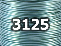 25metres 0.20mm ICE BLUE COLOURED COPPER WIRE