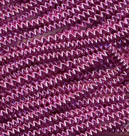 1 x 100g Bag of PINK COLOURED Boullion Wire