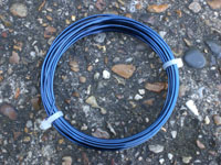 3mt 1.25mm BLUE COLOURED COPPER WIRE