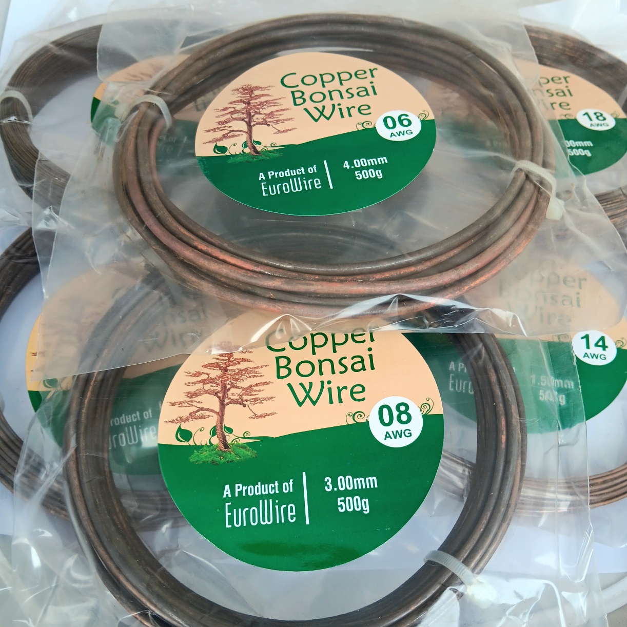 500g 2mm BONSAI COPPER WIRE