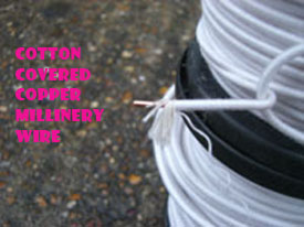 COTTON COVERED COPPER WIRE