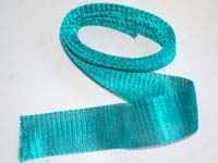 1mt 20mm WIDE TURQUOISE COLOURED ULTRA FINE KNITTED WIRE