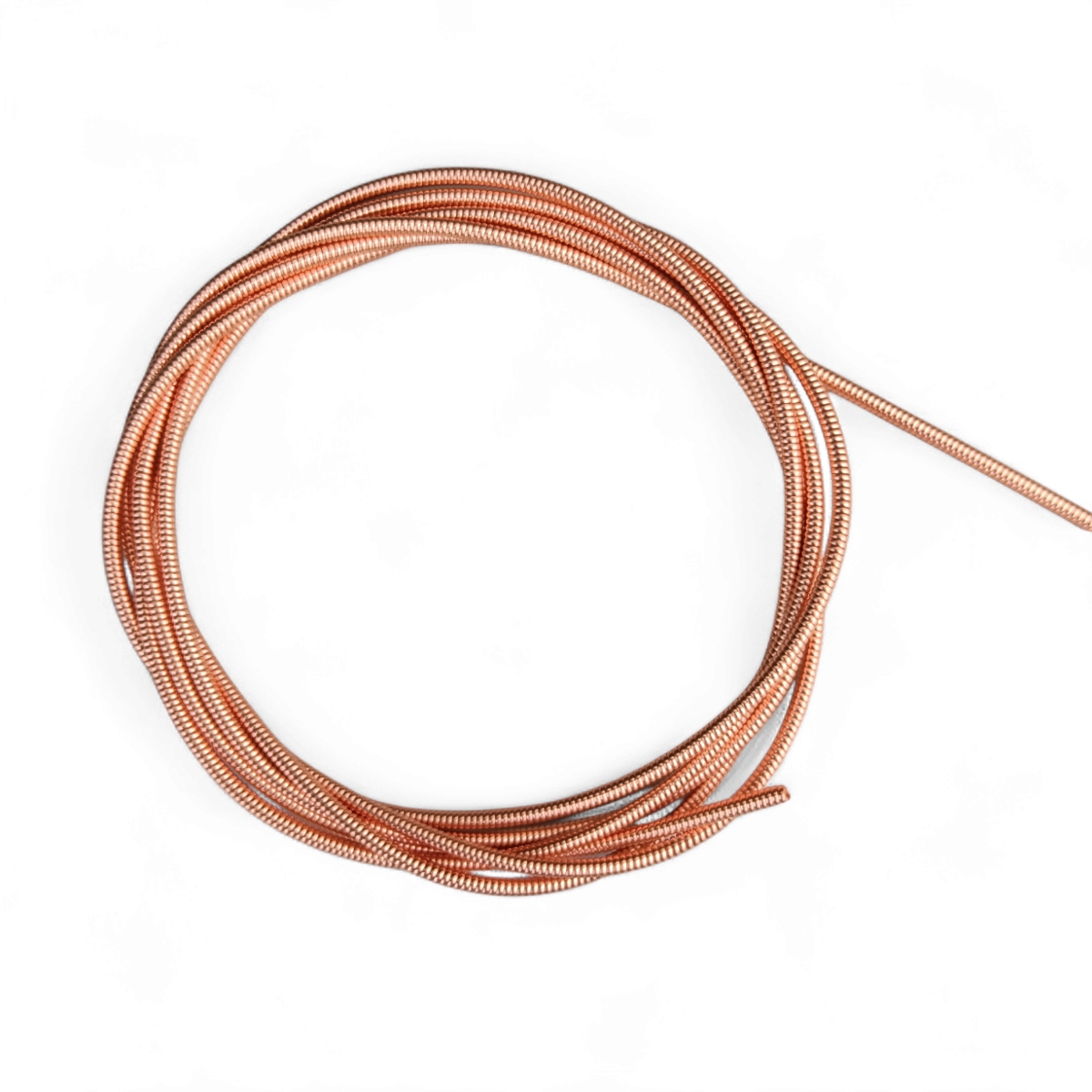 1 METRE 1.90MM DIAMETER rose gold COLOURED SILVER PLATED PERL WIRE