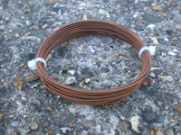 4mt 0.90MM BEIGE COLOURED ART. SILK COVERED ALUMINIUM