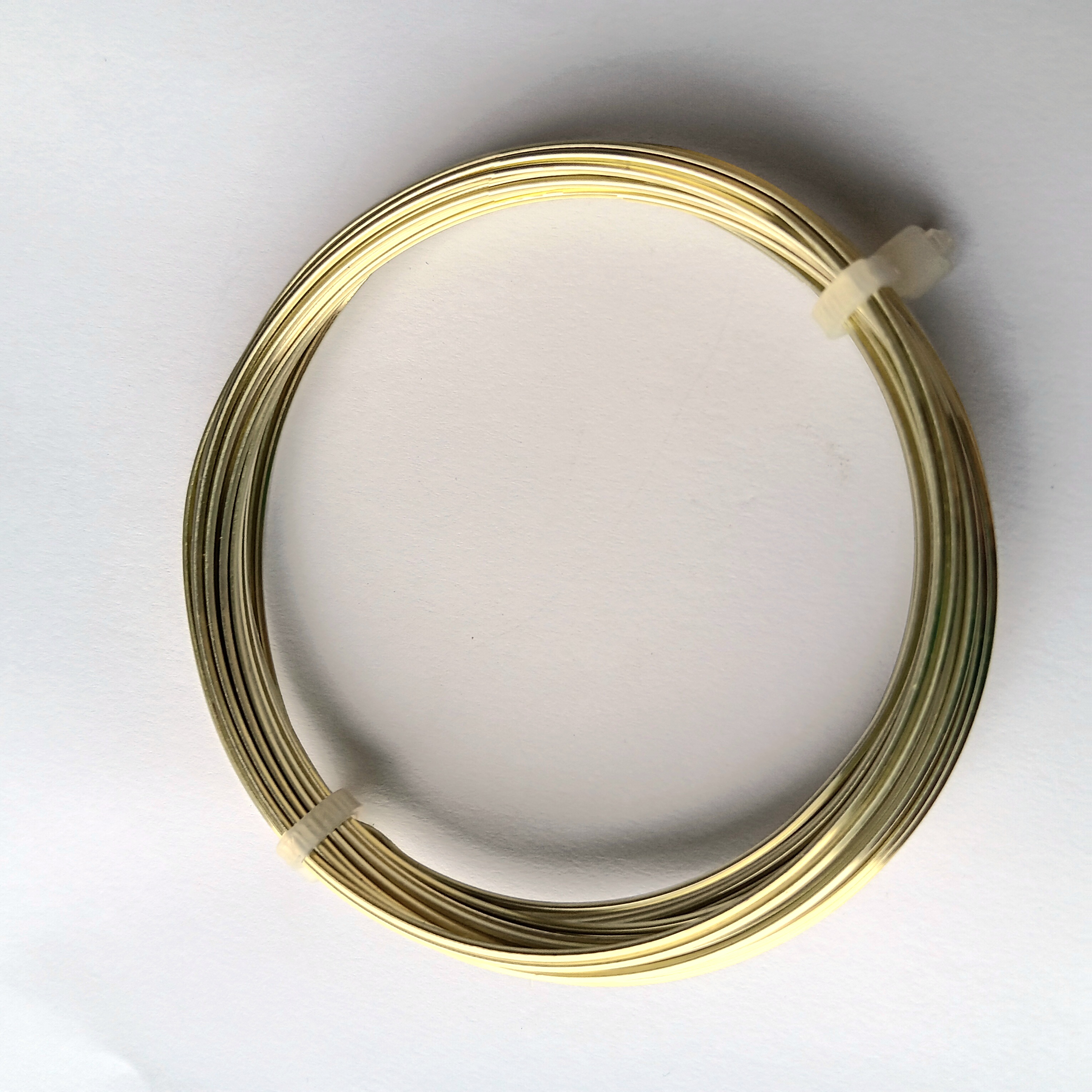 6mt 0.80mm SQUARE CHAMPAGNE COLOURED COPPER WIRE 