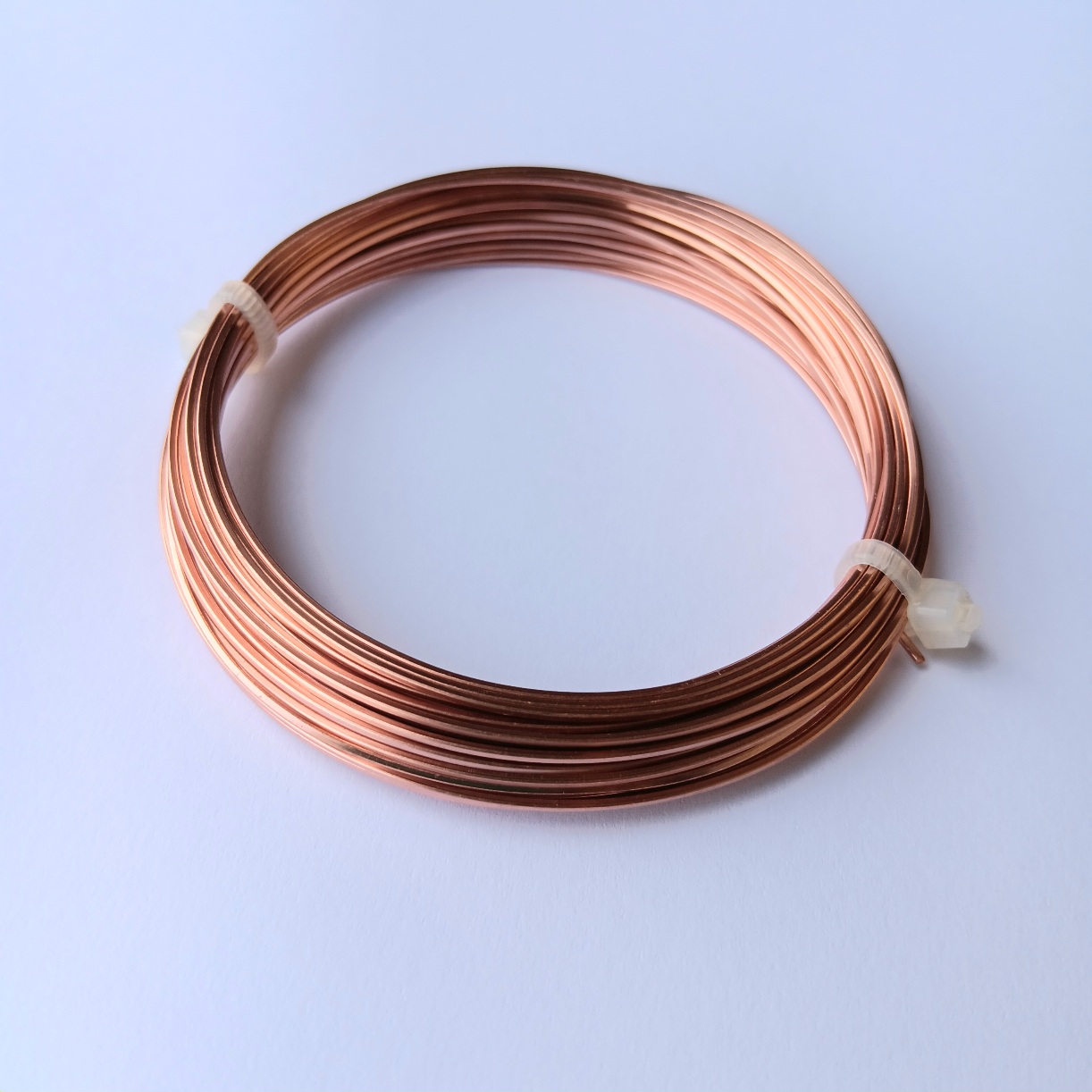 6mt 0.80mm SQUARE COPPER WIRE NON TARNISH