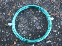 3mt 1.25mm TURQUOISE COLOURED COPPER WIRE