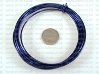 3 METRE 2.00MM ROYAL BLUE COLOURED ALUMINIUM WIRE