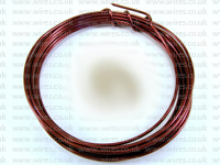 3 Metre Coil 1.5mm Maroon Colour Aluminium Wire