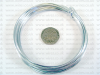 3 METRE 2.00MM SILVER COLOURED ALUMINIUM WIRE