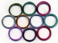 50 Bags: 10 x 1 Metre Coils 0.5mm Mixed Coloured Craft Wire