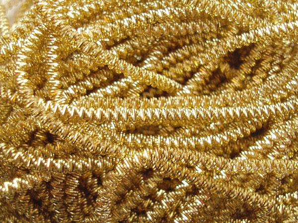 1 x 100g Bag of Gold Coloured Boullion Wire