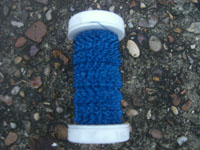 25mt 0.315MM BLUE COLOURED COPPER CRINKLE WIRE