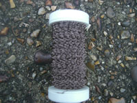 25mt 0.315MM GUNMETAL COLOURED COPPER CRINKLE WIRE