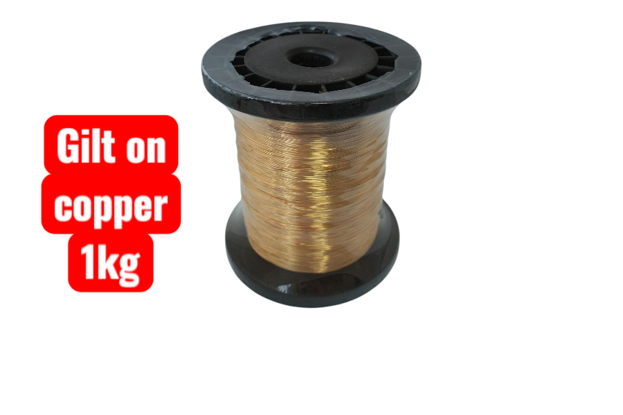 GILT COLOURED COPPER 1kg REELS