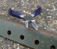 Round Concave 130mm Blue Eurowire Plier