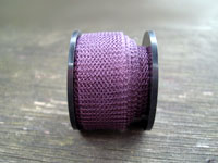 1 Metres 0.1mm 3010 Dark Purple Knitted Craft Wire (15mm wide tube)
