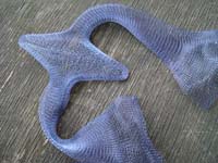 1mtr 85mm wide Tight Knitted 0.1mm 3001 Dark Blue Craft Wire