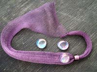1mtr 85mm wide Tight Knitted 0.1mm 3010 Dark Purple Craft Wire