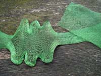 1mtr 85mm wide Tight Knitted 0.1mm 3014 Leaf Green Craft Wire