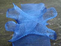1mtr 85mm wide Tight Knitted 0.1mm 3101 Supa Blue Craft Wire