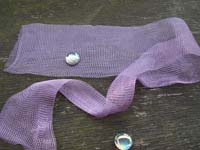 1mtr 85mm wide Tight Knitted 0.1mm 3124 Supa Lilac Craft Wire