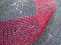 1mtr 85mm wide Coarse Knitted 0.2mm 3022 Cherry Red Craft Wire