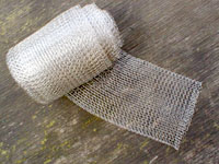 1mtr 85mm wide Coarse Knitted 0.2mm 30SS Stainless Steel Wire