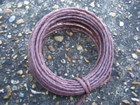 7mts BROWN COLOURED PAPER COVERED FLORIST WIRE