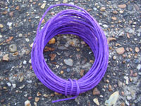 7mts PURPLE COLOURED PAPER COVERED FLORIST WIRE