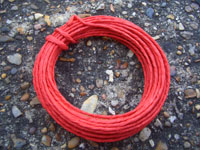 7mts RED COLOURED PAPER COVERED FLORIST WIRE