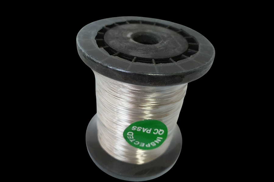 1kg Reel 0.315mm Non Tarnish Silver Plated Copper Wire