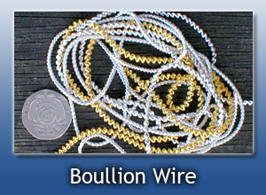 BOULLION SPIRALLED ZIG ZAG WIRE