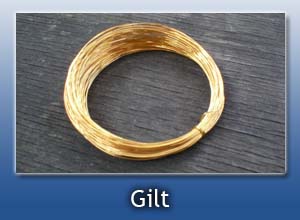 GILT ON COPPER WIRE