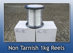 NON TARNISH SILVER PLATE 1kg REELS